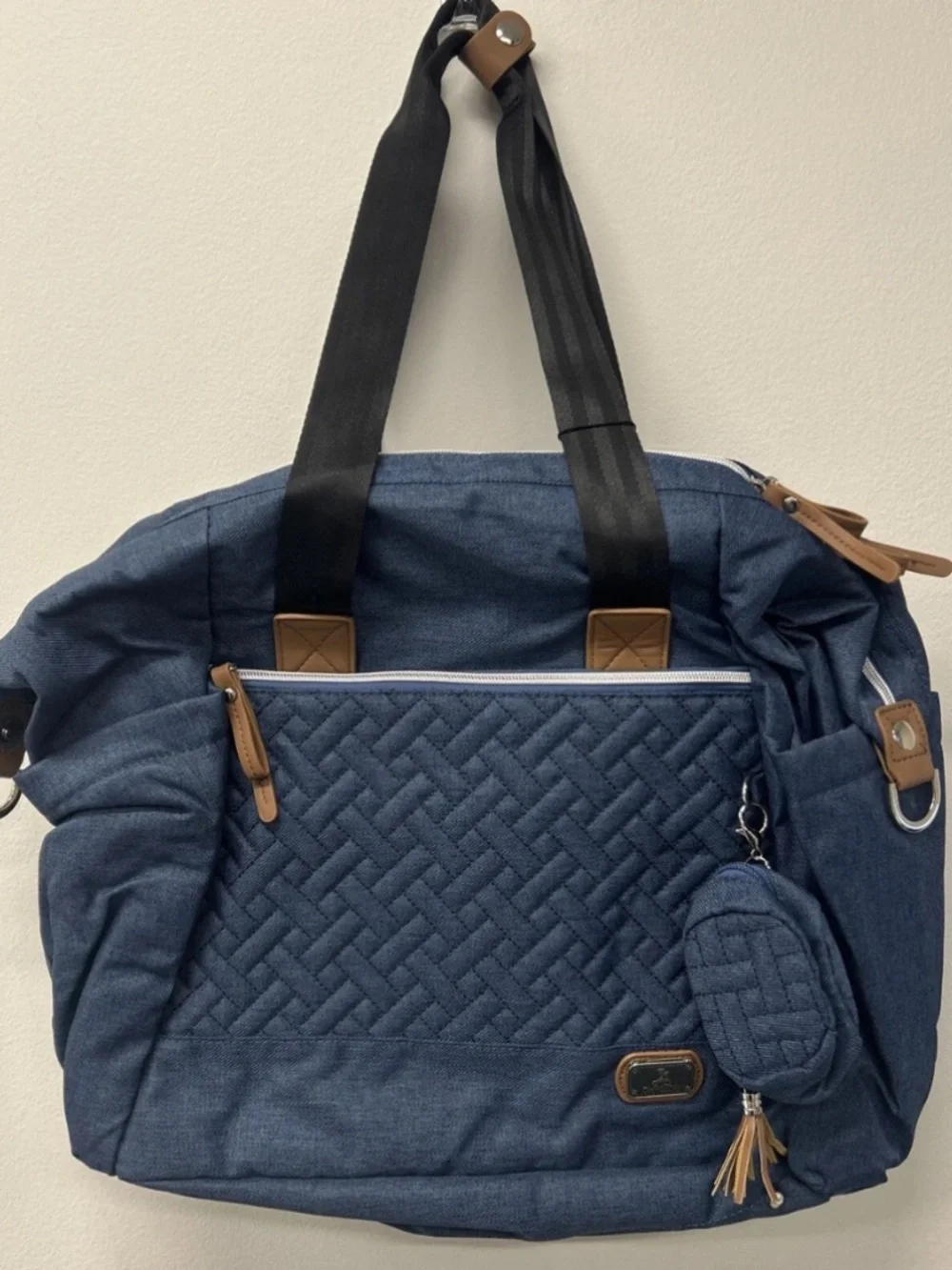 DIKALSON BABY LARGE DIAPER BAG -LIKE NEW NAVY BLUE